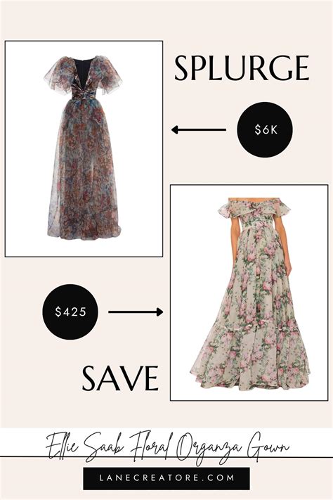 elie saab dupes dress